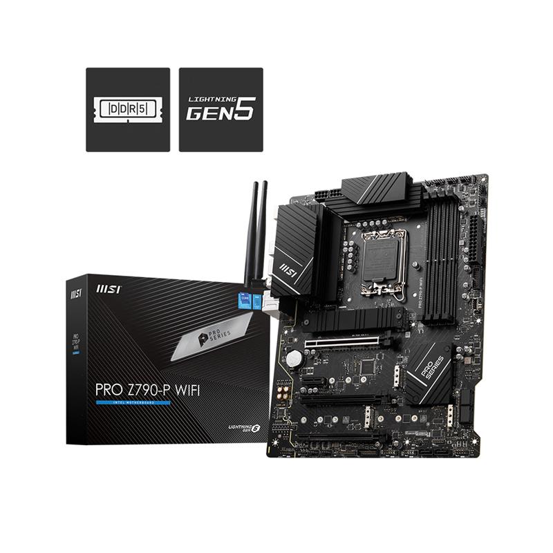 MSI PRO Z790-P WIFI マザーボード MSI PRO Z790-P WIFI, Intel ATX LGA 1700, WIFI 6E Motherboard