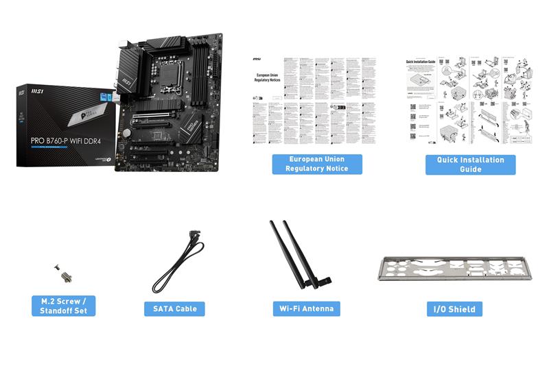 MSI PRO B760-P WIFI DDR4, Intel ATX LGA 1700 Motherboard - Canada