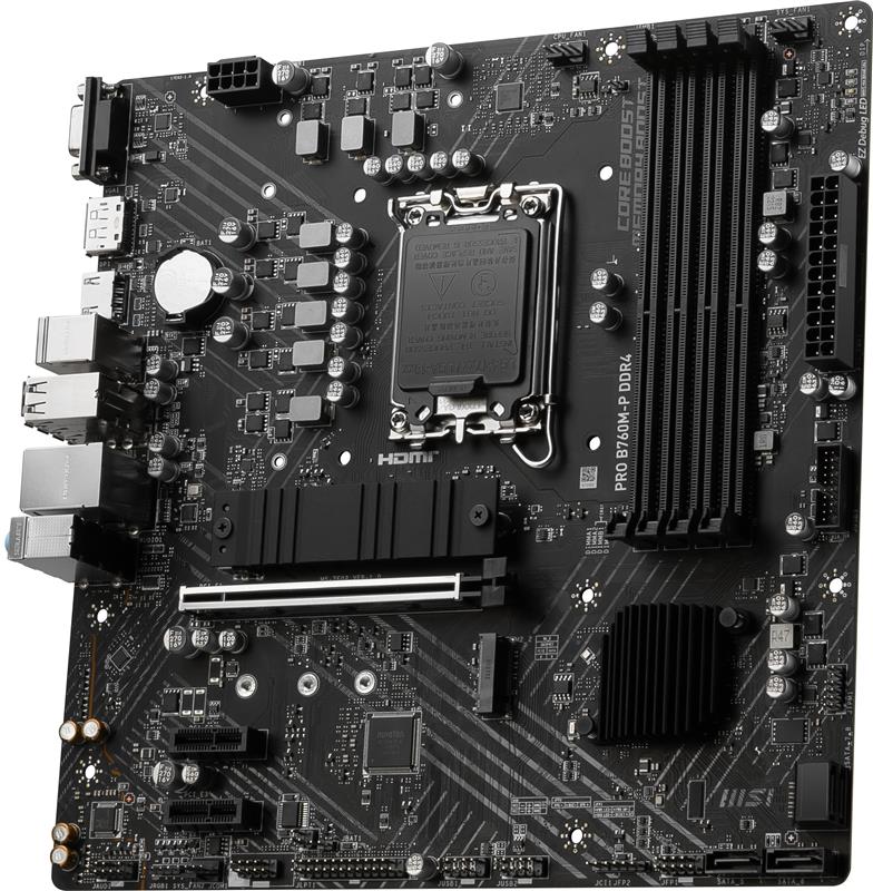 MSI PRO B760M-P DDR4 Intel LGA 1700 Micro ATXMotherboard - Canada