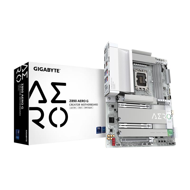 GIGABYTE Z890 AERO G Ultra Core (Series 2) LGA 1851, ATX, DDR5, 5xM.2(Open Box)