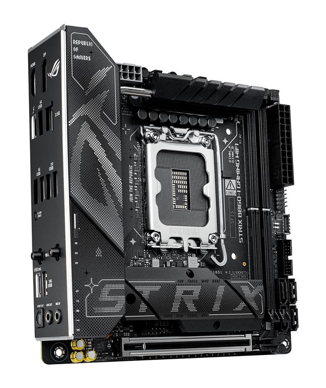 CPU Intel Core Ultra7 265k&ROG STRIX B860-I ASUS ROG STRIX B860-I GAMING WIFI B860 LGA 1851 Mini-ITX