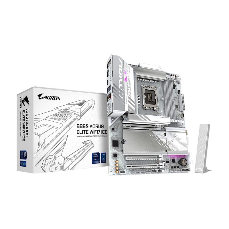 GIGABYTE B860 AORUS ELITE WIFI7 ICE Intel Core Ultra (Series 2)