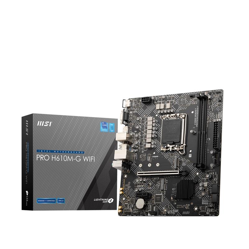 MSI PRO H610M-G WIFI Motherboard