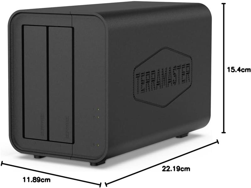 TerraMaster F2-212 2Bay NAS (Diskless) - Canada Computers
