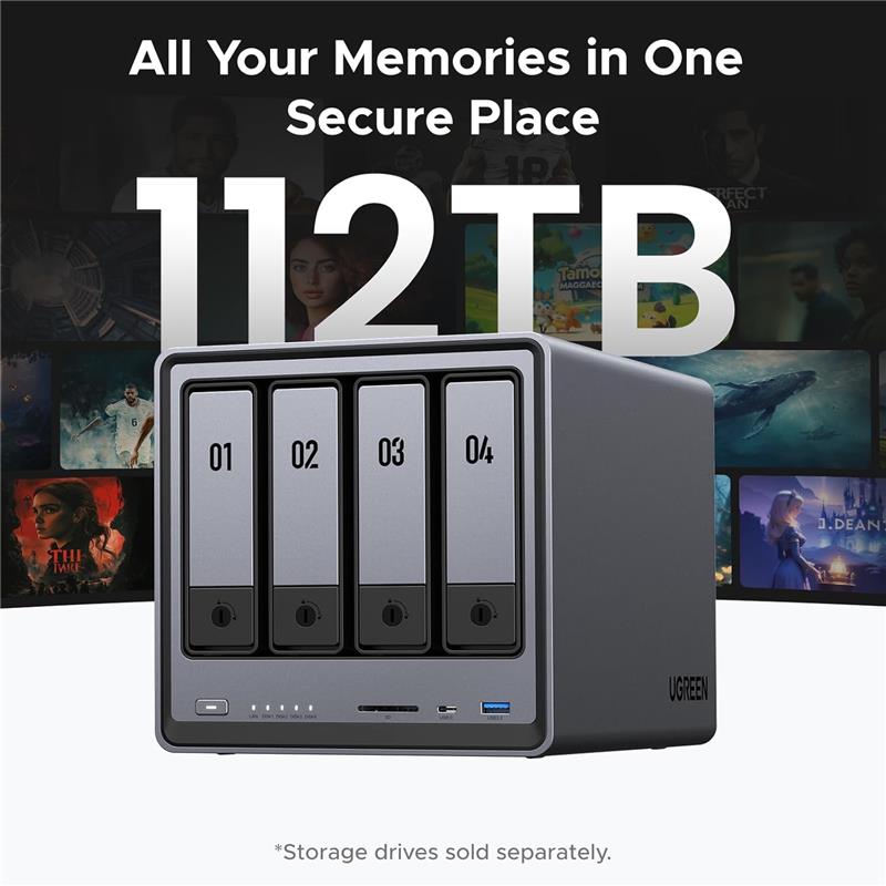 UGREEN DXP4800 4-Bay NAS (Diskless) - Canada Computers & Electronics