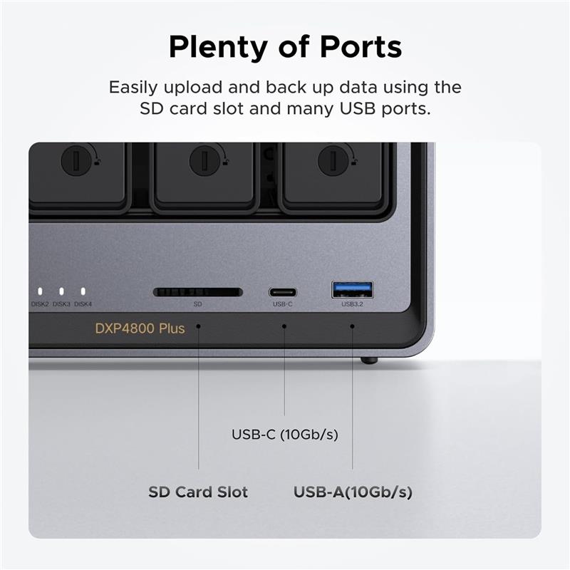 UGREEN DXP4800 Plus 4-Bay NAS (Diskless) - Canada Computers