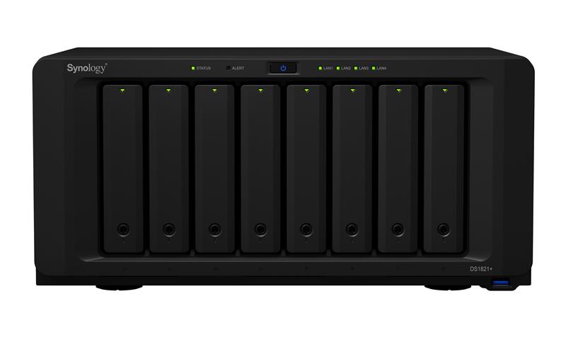 Synology DS1821+ 8ベイ NAS 32GB+10GbE+SSD Synology DS1821+ DiskStation 8-Bay NAS - Diskless - Canada