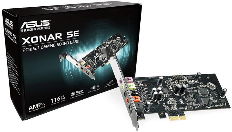 ASUS XONAR SE - 5.1 PCIe Gaming Sound Card - Canada Computers