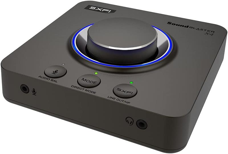 Creative Sound Blaster X4 USB Hi-res 7.1 USB DAC & Amp Sound Card