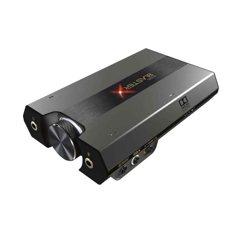 Creative Sound BlasterX G6 USB-C 7.1 HD External Console Gaming DAC