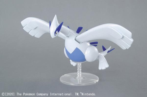 BANDAI Hobby Pokemon Model Kit Series 04 LUGIA   | Kit d'assemblage simple | Pas d'outils | Pas de peinture | S'ajuste et s'...