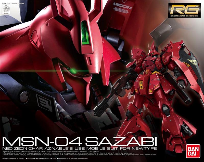 BANDAI HOBBY RG 1/144 SAZABI
