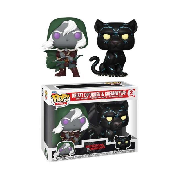 Funko POP! Games: Dungeons & Dragons Drizzt Do'urden & Guenhwyvar 2-Pack