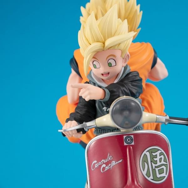MegaHouse DESKTOP REAL Dragon Ball Super Saiyan Mortorbike