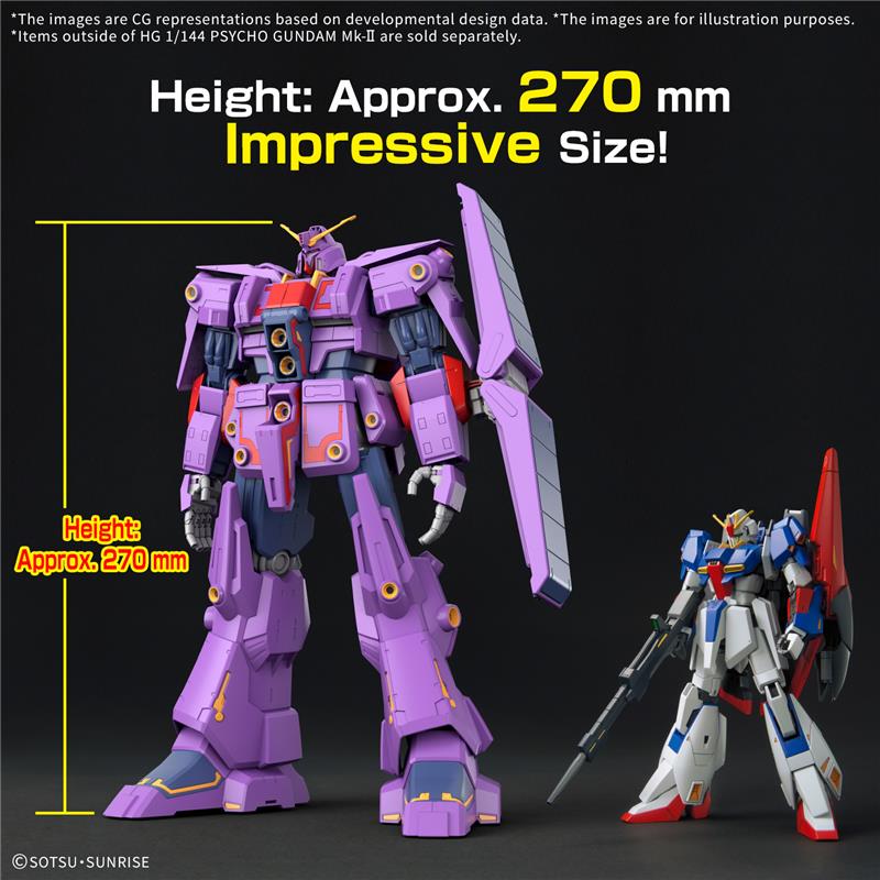 BANDAI Hobby HGUC 1/144 #261 Psycho Gundam Mk-II - Canada