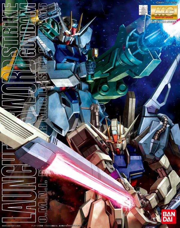 BANDAI Hobby MG 1/100 Launcher/Sword Strike Gundam "Gundam SEED" Kit de modélisation