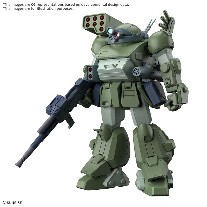 BANDAI Hobby HG Scopedog Turbo-Custom "VOTOMS" Kit de modélisation