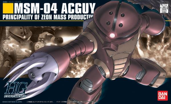 BANDAI Hobby HGUC 1/144 #78 MSN-04 Acguy 'Mobile Suit Gundam' Kit de modélisation