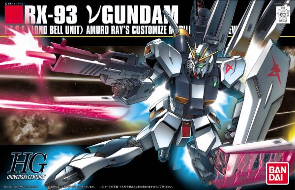 BANDAI Hobby HGUC 1/144 #86 RX-93 Nu Gundam