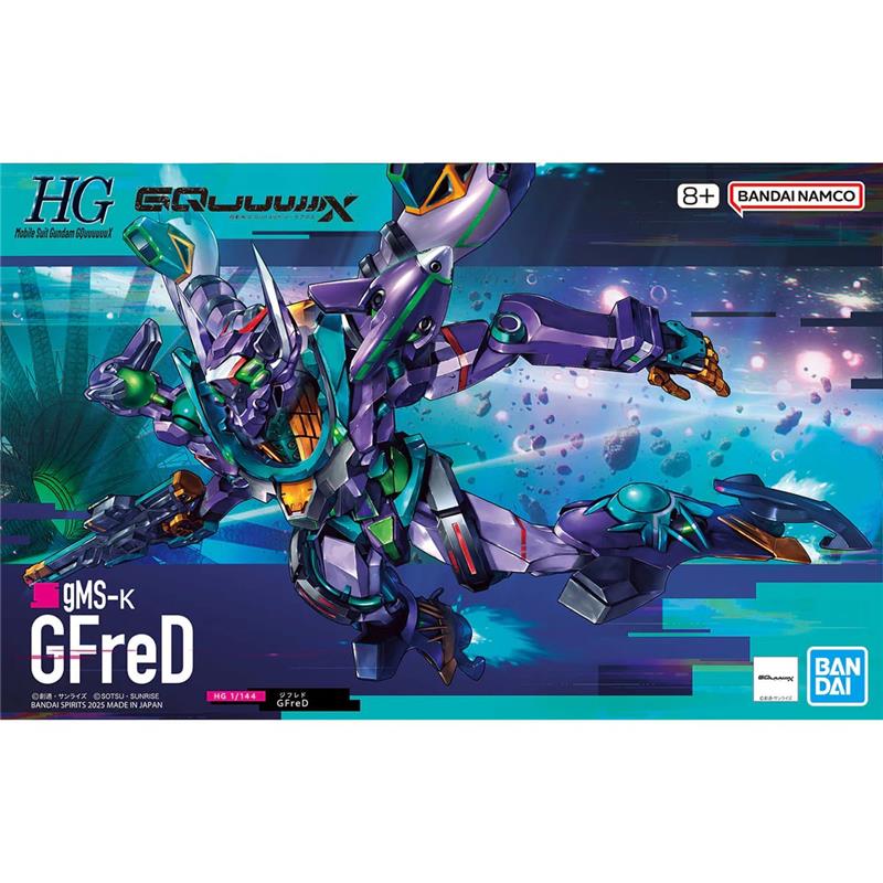 BANDAI Hobby HG 1/144 Mobile GFreD GQuuuuuuX GUNDAM Model Kit