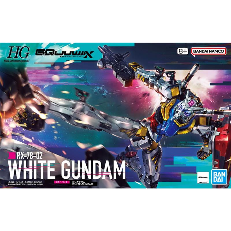 BANDAI Hobby HG 1/144 Mobile WHITE GUNDAM GQuuuuuuX