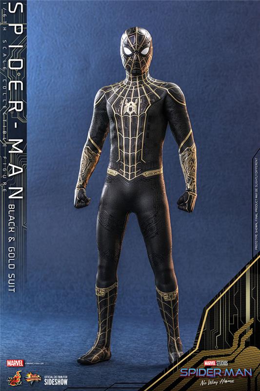 Hot Toys Spider-Man: No Way Home Spider-Man (Black & Gold Suit) 1/6