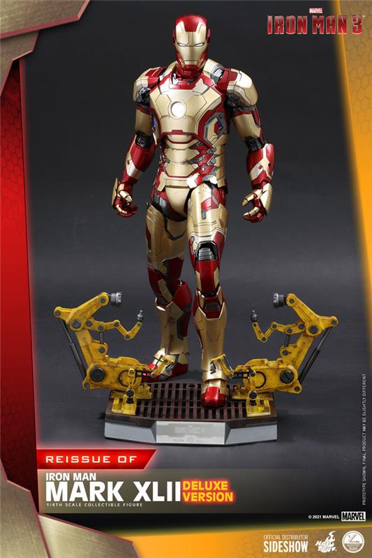 Hot Toys Iron Man 3 Mark XLII (Deluxe Version) 1/4 Quarter Scale