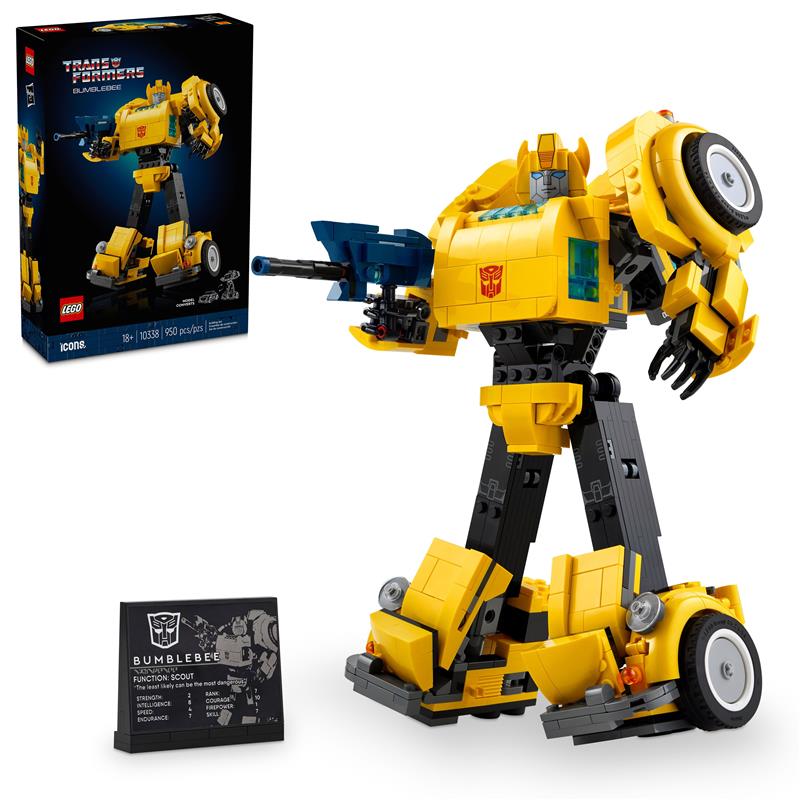 LEGO Icons Transformers Bumblebee - Ensemble de construction à collect