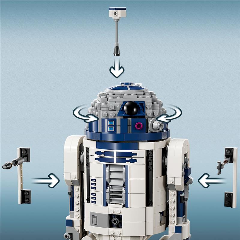LEGO Star Wars R2-D2 Buildable Toy Droid for Display and Play