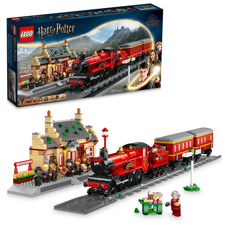 LEGO Harry Potter Hogwarts Express & Hogsmeade Station Train Set 76423