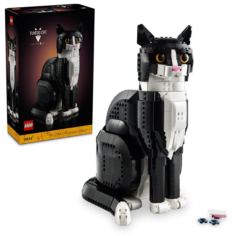 LEGO Ideas Idée cadeau chat smoking pour les amoureux des animaux et l