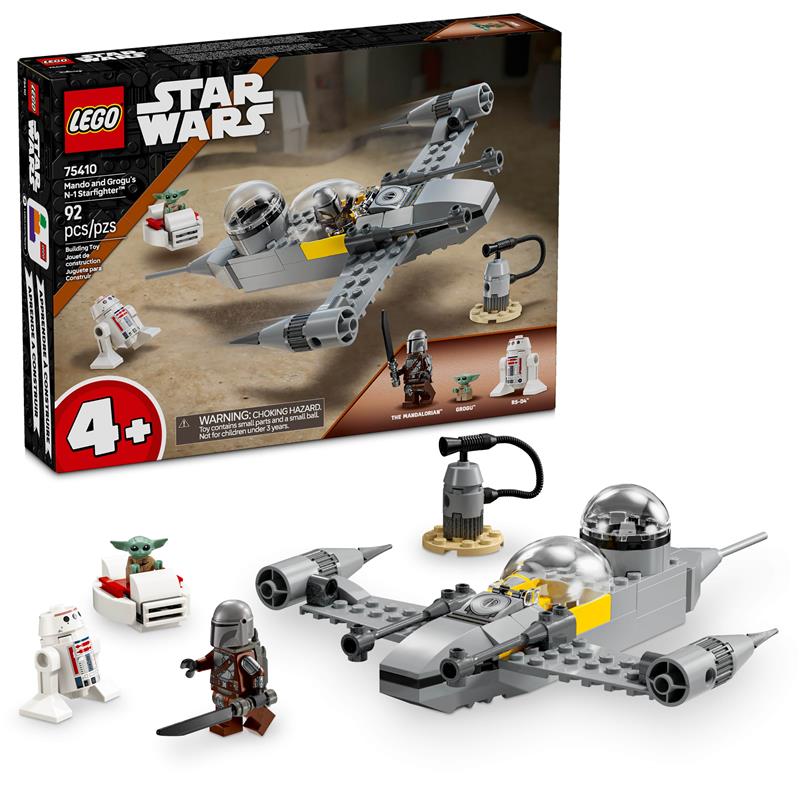 LEGO Star Wars Le chasseur N-1 de Mando et Grogu, Jouet de constructio
