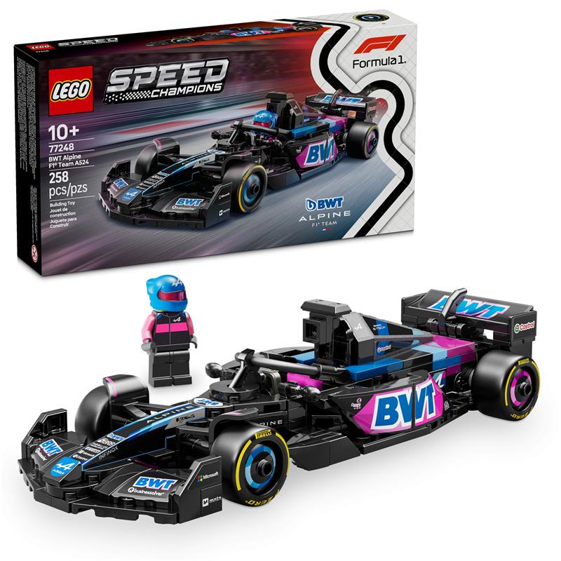 LEGO Speed Champions Voiture de course BWT Alpine F1 Team A524, Jouet