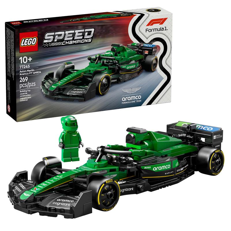 LEGO Speed Champions Voiture de course Aston Martin Aramco F1 AMR24, E