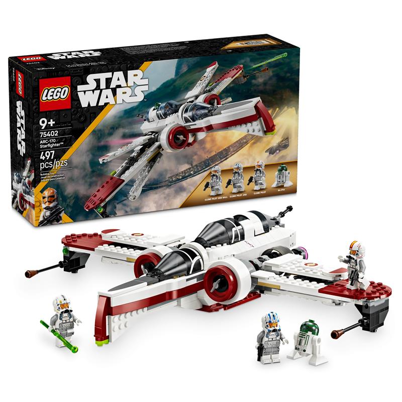 LEGO Star Wars ARC-170 Starfighter pour les enfants Jouet de construction 75402