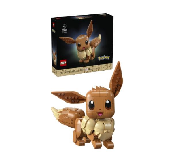 LEGO Pokémon Eevee Model Building Kit Gamer Merch 72151