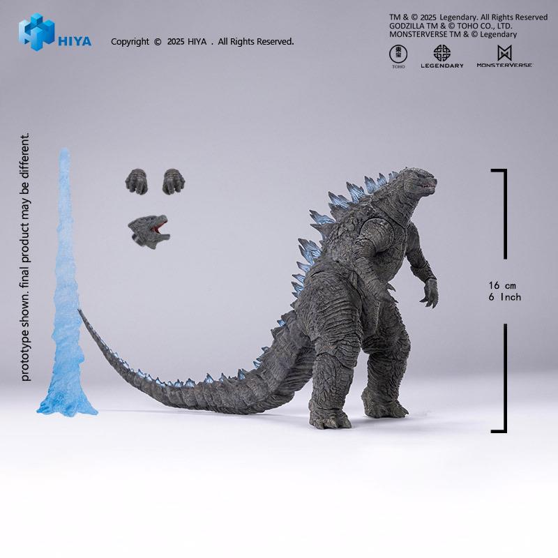 HIYA TOYS Scale 7 Inch Godzilla 2014 Godzilla Translucent Ver.