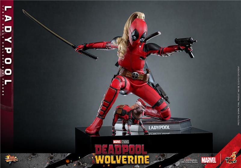 Hot Toys Movie Masterpiece 1/6 Sixth Scale Deadpool & Wolverine - Ladypool Collectible Action Figure