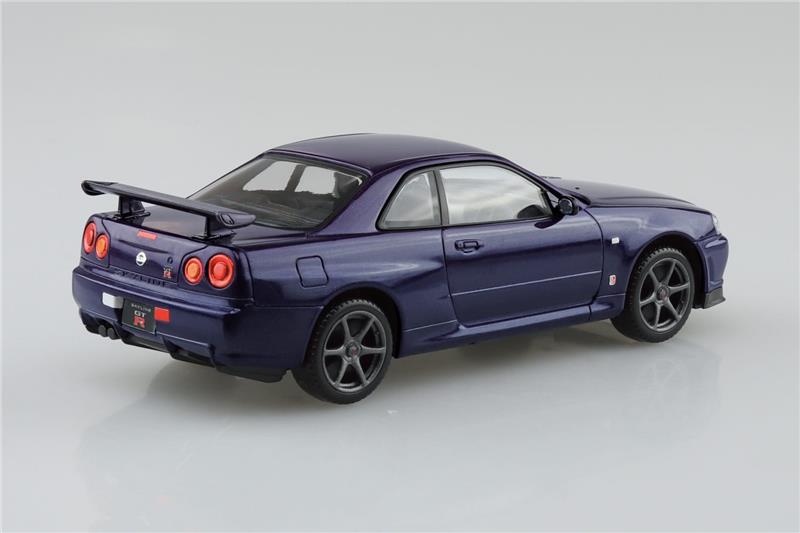 Aoshima 1/32 SNAP KIT Nissan R34 Skyline GT-R (Midnight Purple III
