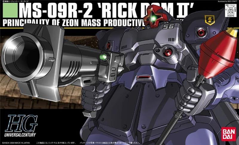 BANDAI HOBBY HG HGUC 1/144 #43 MS-09R-2 Rick Dom II