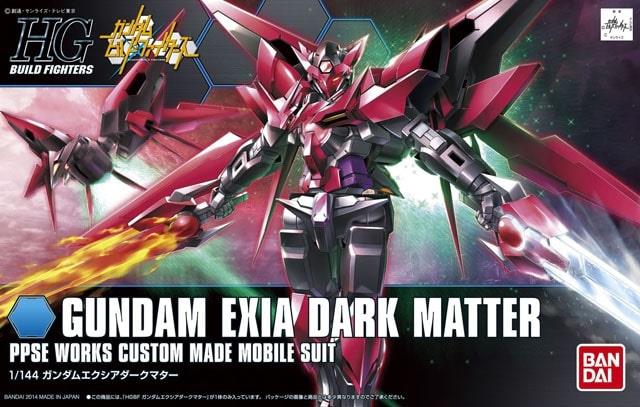 BANDAI HOBBY HG HGBF 1/144 Gundam Exia Dark Matter