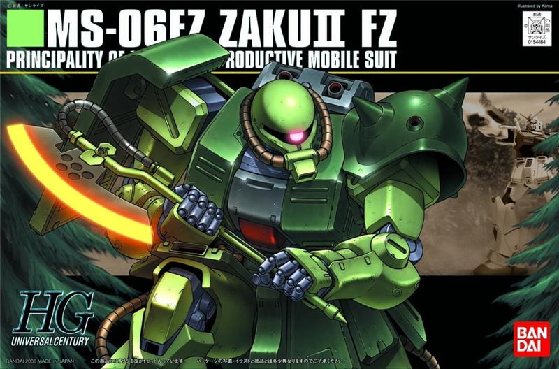BANDAI HOBBY HG HGUC 1/144 #87 Zaku II FZ