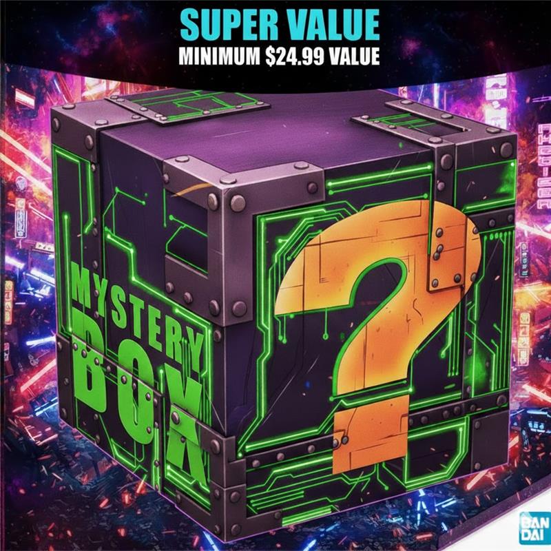 BANDAI Hobby Mystery Damage Gunpla Box Minimum $24.99 Value