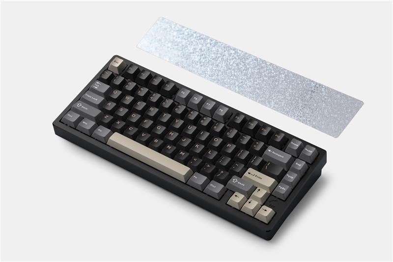 WOB RAINY75 Pro 75% Black Customized Mechanical Aluminum Keyboard