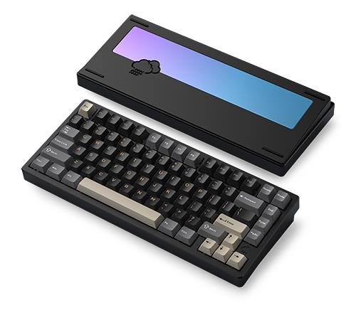WOB RAINY75 75% Black Customized Mechanical Aluminum Keyboard