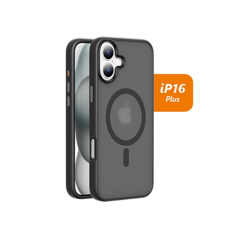 VMAX Magsafe Soft Feeling Case for iPhone 16 Plus, Black(Open Box)