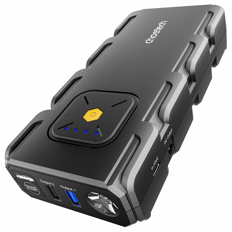 Choetech Car Jump Starter And Power Bank, Black(Open Box)