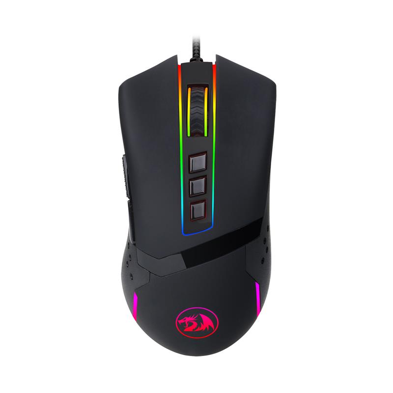 Redragon M712RGB - Souris de jeu filaire Octopus avec 8 boutons programmables et rétro-éclairage RGB [M712RGB]