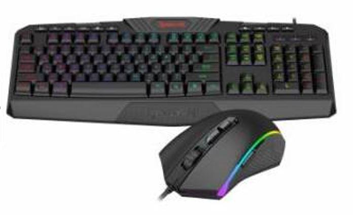 Redragon Gaming Combo - Clavier de jeu Harpe K503RGB + Souris de jeu RVB | filaire [S101-K]