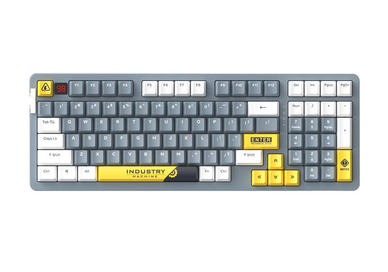 DAREU A98 PRO Clavier mécanique Sky V3 RGB avec interrupteurs linéaires personnalisés, structure d'étanchéité interchangeabl...